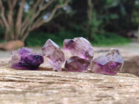 Natural Smokey Window Amethyst Crystals x 70 From Chiredzi, Zimbabwe