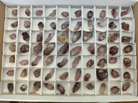 Natural Smokey Window Amethyst Crystals x 70 From Chiredzi, Zimbabwe