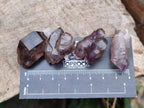 Natural Smokey Window Amethyst Crystals x 70 From Chiredzi, Zimbabwe