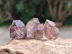 Natural Smokey Window Amethyst Crystals x 70 From Chiredzi, Zimbabwe