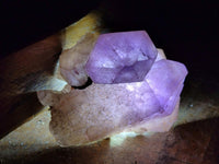 Natural Jacaranda Amethyst Crystal Clusters x 3 From Mumbwa, Zambia