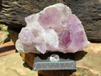 Natural Jacaranda Amethyst Crystal Clusters x 3 From Mumbwa, Zambia