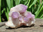 Natural Jacaranda Amethyst Crystal Clusters x 3 From Mumbwa, Zambia