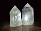 Polished Clear Quartz Crystals x 6 From Madagascar