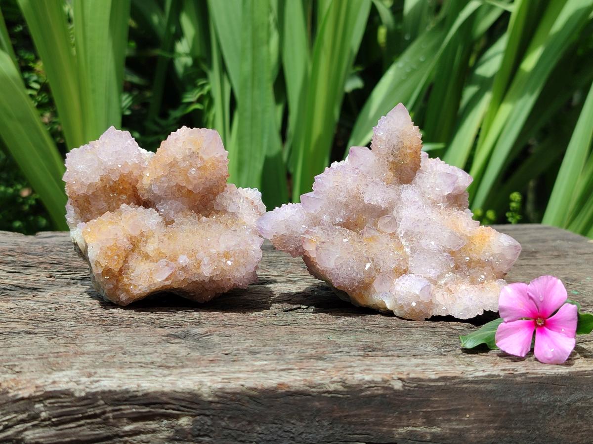 Natural Lilac Amethyst Spirit Quartz Clusters x 6 From Boekenhouthoek, South Africa
