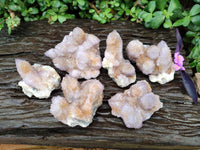 Natural Lilac Amethyst Spirit Quartz Clusters x 6 From Boekenhouthoek, South Africa