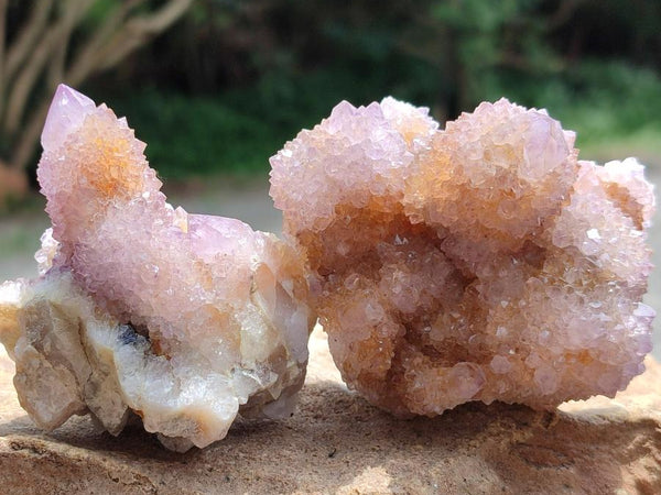 Natural Lilac Amethyst Spirit Quartz Clusters x 6 From Boekenhouthoek, South Africa