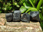 Natural Alluvial Schorl Black Tourmaline Crystals x 1.4 Kg Lot From Zimbabwe