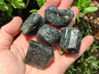 Natural Alluvial Schorl Black Tourmaline Crystals x 1.4 Kg Lot From Zimbabwe