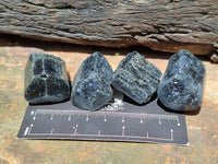 Natural Alluvial Schorl Black Tourmaline Crystals x 1.4 Kg Lot From Zimbabwe