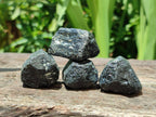 Natural Alluvial Schorl Black Tourmaline Crystals x 1.4 Kg Lot From Zimbabwe