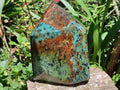 Polished African Turquoise Chrysocolla Display Crystal x 1 From South Africa