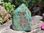 Polished African Turquoise Chrysocolla Display Crystal x 1 From South Africa