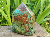 Polished African Turquoise Chrysocolla Display Crystal x 1 From South Africa