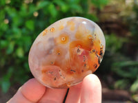 Polished Banded Agate Galets x 24 From Madagascar