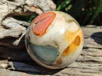 Polished Polychrome Jasper Spheres x 4 From NW Coast, Madagascar