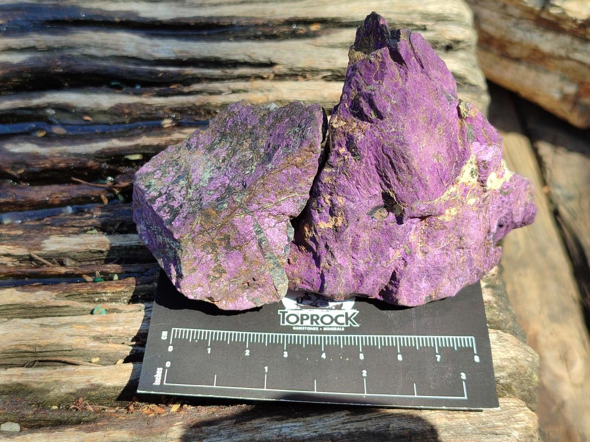 Natural Metallic Purpurite Specimens x 12 From Erongo, Namibia