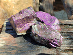 Natural Metallic Purpurite Specimens x 12 From Erongo, Namibia