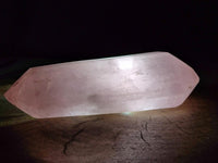 Polished Double Terminated Gemmy Rose Quartz Crystal x 1 From Madagascar