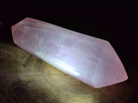 Polished Double Terminated Gemmy Rose Quartz Crystal x 1 From Madagascar