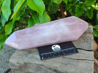 Polished Double Terminated Gemmy Rose Quartz Crystal x 1 From Madagascar