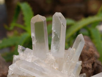 Natural Clear Quartz Clusters x 7 From Madagascar