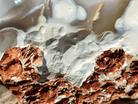 Polished Agate with Crystalline Geodes x 2 From Maintirano, Madagascar