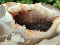 Polished Agate with Crystalline Geodes x 2 From Maintirano, Madagascar