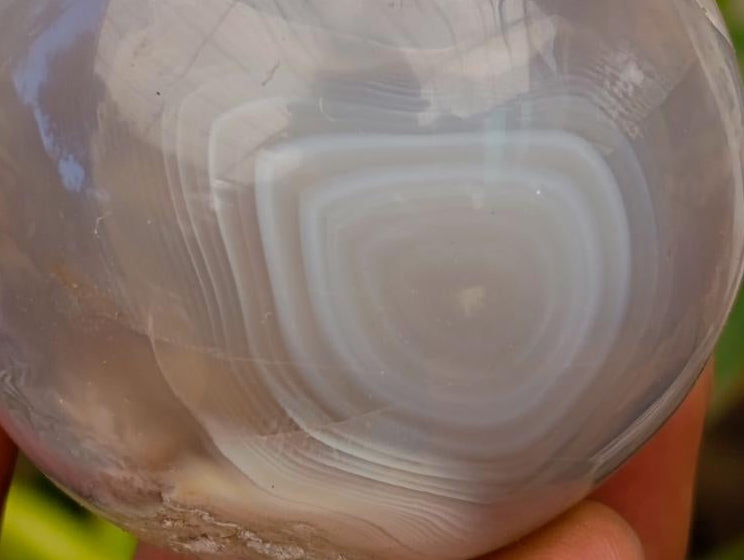 Polished Banded Agate Spheres x 6 From Madagascar