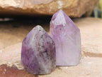 Polished Smokey Amethyst Window Crystals x 20 From Akansobe, Madagascar