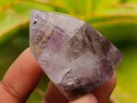 Polished Smokey Amethyst Window Crystals x 20 From Akansobe, Madagascar