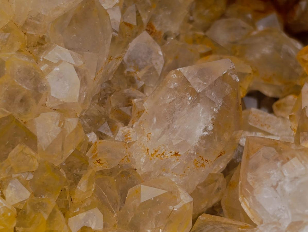Natural Golden Limonite Quartz Specimens x 4 From Solwezi, Zambia