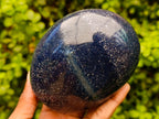 Polished Lazulite Standing Free Forms x 2 From Madagascar