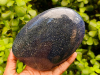 Polished Lazulite Standing Free Forms x 2 From Madagascar