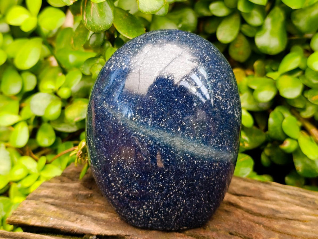 Polished Lazulite Standing Free Forms x 2 From Madagascar