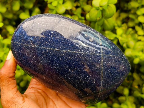 Polished Lazulite Standing Free Forms x 2 From Madagascar