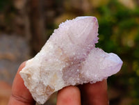 Natural Amethyst and Ametrine Spirit Clusters x 12 From Boekenhouthoek, South Africa