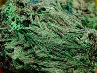 Natural Silky Malachite Specimens x 6 From Kasompe, Congo