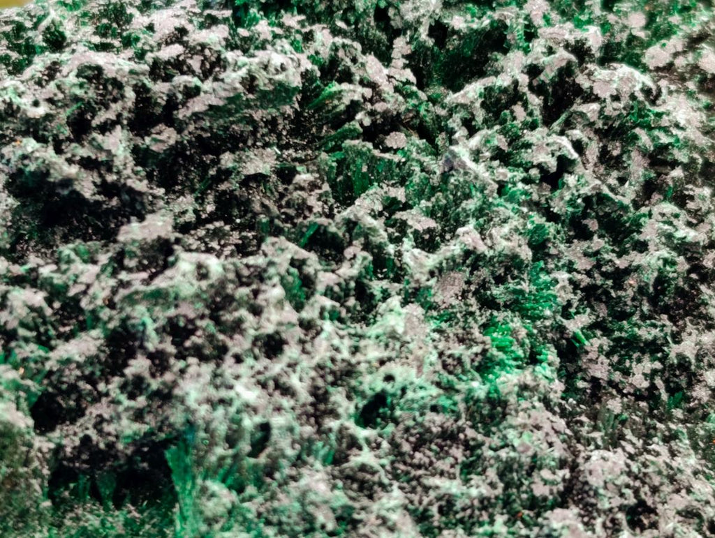 Natural Silky Malachite Specimens x 6 From Kasompe, Congo