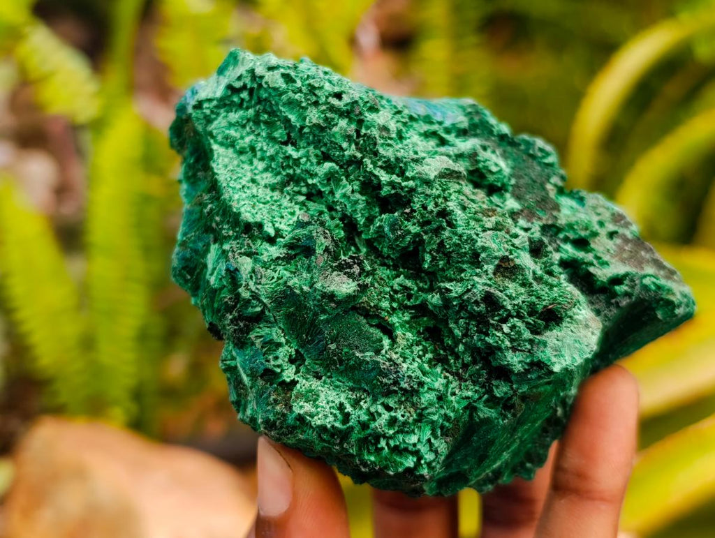 Natural Silky Malachite Specimens x 6 From Kasompe, Congo
