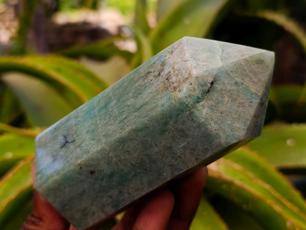 Polished Amazonite Display Crystals x 3 From Madagascar
