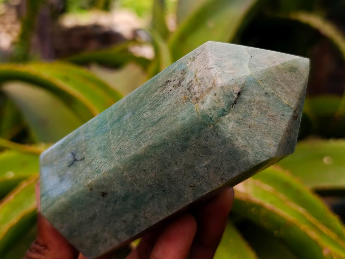 Polished Amazonite Display Crystals x 3 From Madagascar