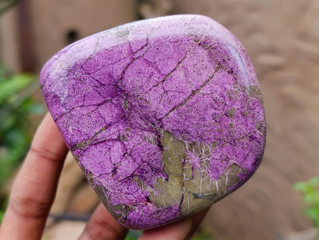 Polished Stichtite Free Forms x 4 From Barberton, South Africa