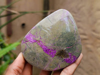 Polished Stichtite Free Forms x 4 From Barberton, South Africa