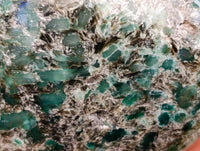 Polished Emerald Mica 'Mutokolite' Standing Free Forms x 2 From Mutoko, Zimbabwe