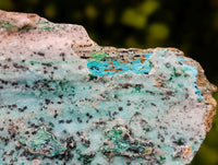 Natural Drusy Coated Chrysocolla On Dolomite Specimens x 3 From Lupoto Mine, Congo