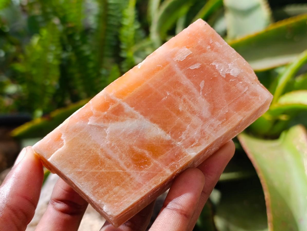 Natural Sunset Orange Calcite Specimens x 12 From Spitzkop, Namibia