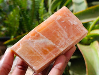 Natural Sunset Orange Calcite Specimens x 12 From Spitzkop, Namibia