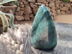 Polished Fuchsite Quartz Standing Free Forms x 1 From Andakatany, Madagascar