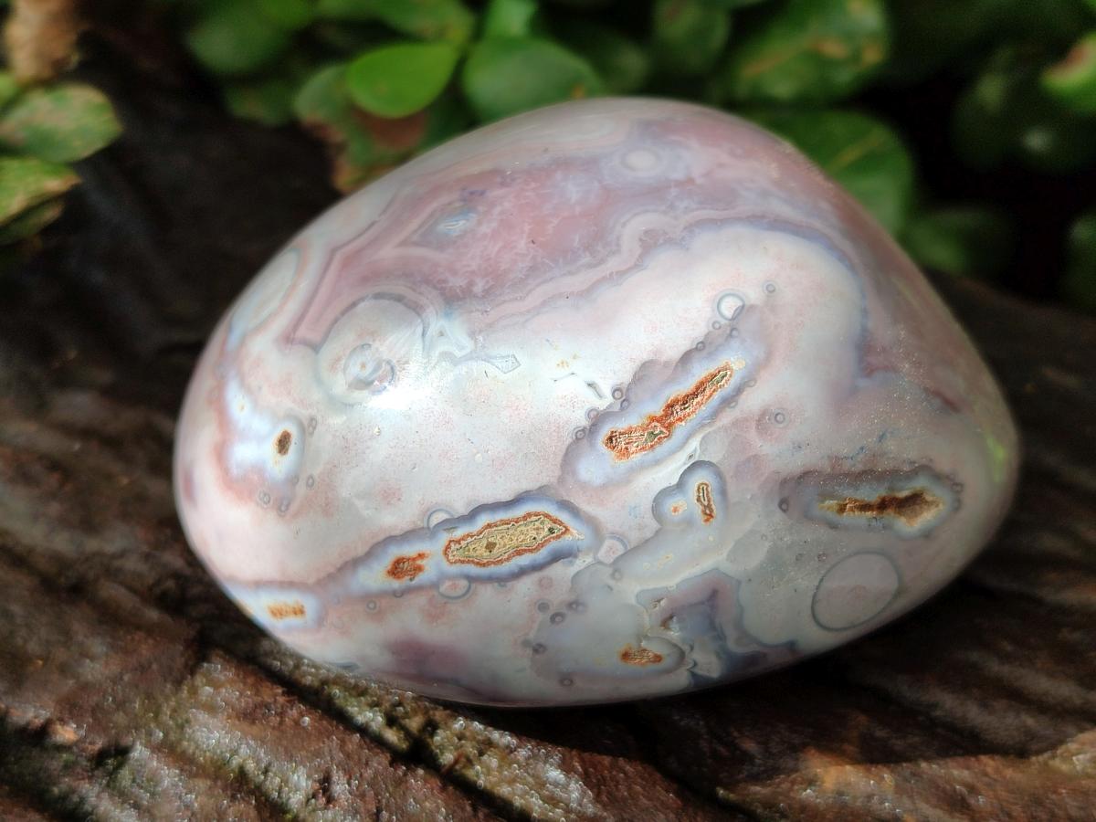 Polished Pink Shashe River Agate Galets x 9 From Shashe River, Zimbabwe - Toprock Gemstones and Minerals 